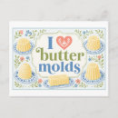 Recherche de beurre cartes postales Illustration