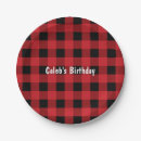 Recherche de rouge et noir assiettes en papier Anniversaire