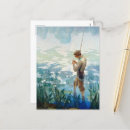 Recherche de canne à pêche cartes postales Étang