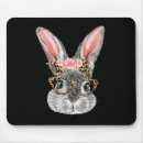 Recherche de lapin mignon tapis souris Vintage