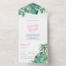 Recherche de tropical chic mariage invitations Couple