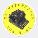 Recherche de saisies autocollants Machine à écrire