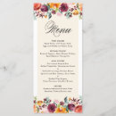 Recherche de vintage menus Floral