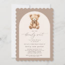 Recherche de neutral baby invitations Simple