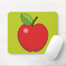 Recherche de pomme rouge tapis souris Automne