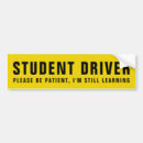 Recherche de conducteur voiture autocollants Noir