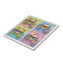 Recherche de pop art carreaux Nourriture