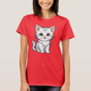 Zoek naar gestileerde kat tshirts Katje
