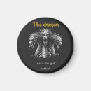 Recherche de dragon blanc magnets Imaginaire