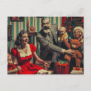 Recherche de horreur vintage cartes postales Ai généré