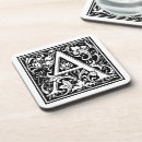 Zoek naar alfabet onderzetters Initiële