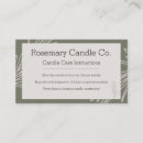 Recherche de bougies cartes visite Simple