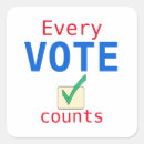 Recherche de campagne autocollants Électeur