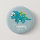 Recherche de dinosaure bleu badges Mignon