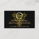 Recherche de funérailles cartes visite Entrepreneur