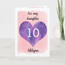 Recherche de coeur rose et pourpre Aquarelle