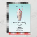 Recherche de milkshakes invitations Vintage