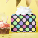 Recherche de pois multicolore papier cadeau Motif