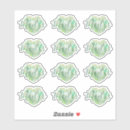 Recherche de laser vert autocollants Monogramme