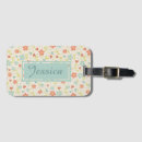 Recherche de printemps bagages étiquettes Motif de fleurs