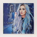 Zoek naar surréalisme puzzels Blauw