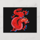 Recherche de dragon rouge cartes postales Japon
