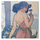 Recherche de alphonse mucha carreaux Fleur