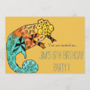 Recherche de reptile party invitations Caméléon