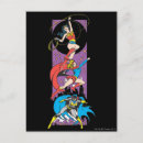 Recherche de super pouvoir cartes postales Logo