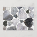 Recherche de coeur noir et blanc cartes postales Simple