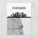 Recherche de horizon de chicago cartes postales Voyage