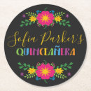 Zoek naar quinceañera onderzetters Bloemen