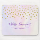 Recherche de jaune or tapis souris Cercles