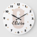 Recherche de anniversaire de chambre enfant horloges Monogramme