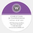 Recherche de rosette autocollants Monogramme