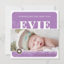 Recherche de de naissance pourpre invitations Nouveau bébé