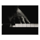 Recherche de pianiste posters Noir et blanc
