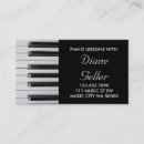 Zoek naar piano teacher visitekaartjes Lessen