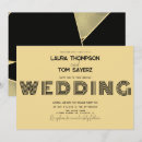 Recherche de jaune noir mariage invitations Script