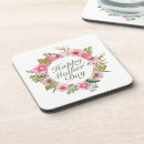 Recherche de cadre dessous de verres Floral