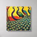 Recherche de paons impressions sur toile Oiseaux