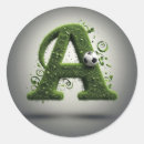 Recherche de ballon de football autocollants Vert