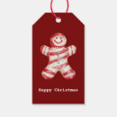 Recherche de gingerbread étiquettes cadeau Rouge