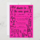 Recherche de new years party invitations Moderne