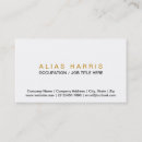 Recherche de or cartes visite Blanc