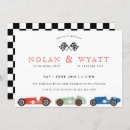 Recherche de voitures de course invitations Moderne