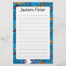 Zoek naar vissen briefpapier Zee