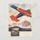 Recherche de avion vintage cartes postales Vol