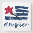 Recherche de drapeau américain horloges Blanc et bleu rouges