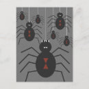Recherche de araignée mignonne cartes postales Noir